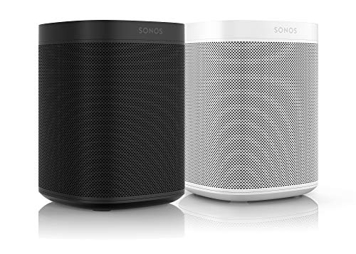 Sonos One Smart Speaker - Juego de 2 Habitaciones (2 Unidades), Color Blanco y Negro