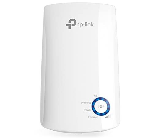 TP-Link N300 Tl-WA850RE - Repetidor Extensor de Red WiFi (2.4 GHz, 300 Mbps, Puerto Ethernet, Modo Ap y Extensor, Antenas Internas), Blanco